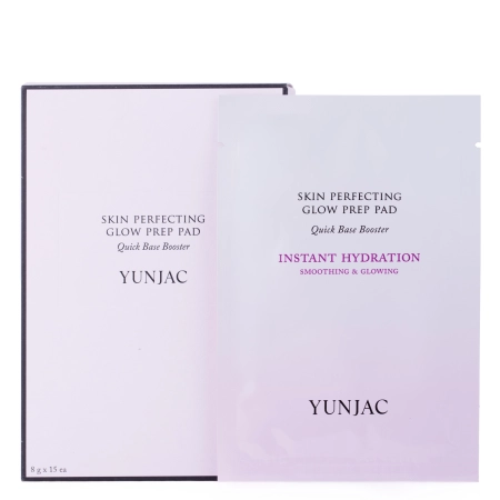 YUNJAC - Skin Perfecting Glow Prep Pad - Ragyogtató Arckorongok - 15x8g