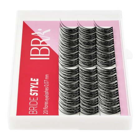 Ibra Makeup - Bride Style Műszempilla Tincsek - 12 mm