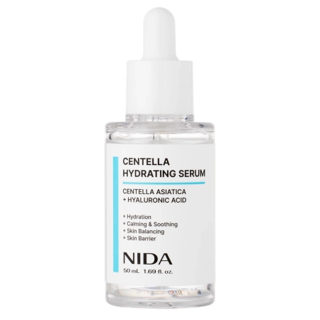 NIDA - Centella Hydrating Serum - Hidratáló és Bőrnyugtató Arcszérum - 50ml