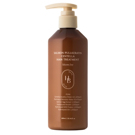 HEVEBLUE - Salmon PullKeratin Centella Hair Treatment - Regeneráló Kondicionáló - 300ml