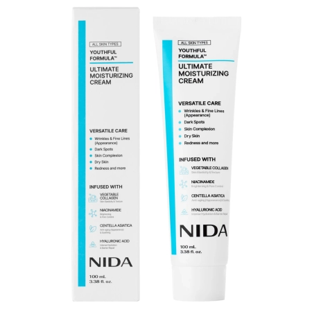NIDA - Youthful Formula Ultimate Moisturizing Cream - Nawilżający Krem do Twarzy - 100mlNIDA - Youthful Formula Ultimate Moisturizing Cream - Hidratáló Arckrém - 100ml
