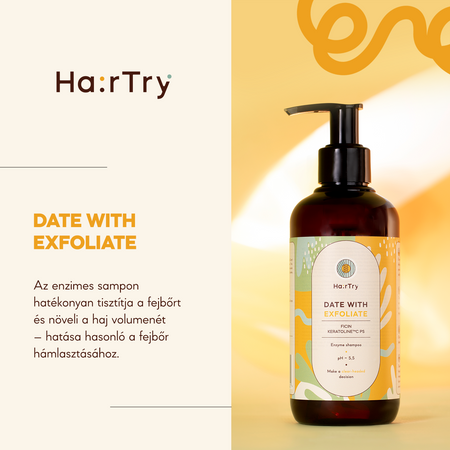 HairTry - Date With Exfoliate - Enzimes Sampon - 500ml 