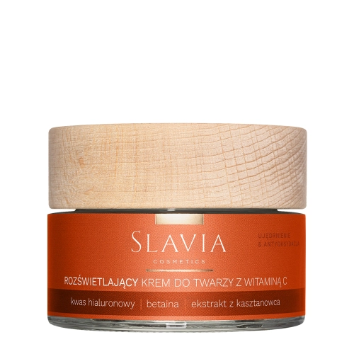 Slavia Cosmetics - Nappali Krém 3% Aktív C-vitaminnal - Világosítás és Feszesítés - 50ml
