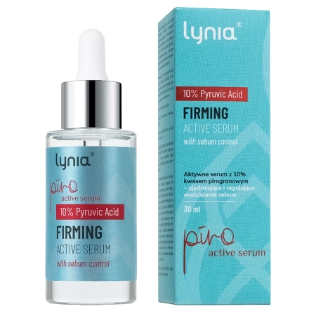 Lynia - PIRO Aktív Szérum 10% Piroszőlősavval - Szilárdító és Faggyúszabályozó - 30ml