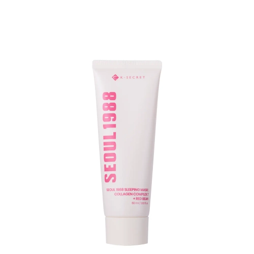 K-SECRET - SEOUL 1988 Sleeping Mask: Collagen Complex 7 + Red Bean - Regeneráló Éjszakai Maszk - 60ml
