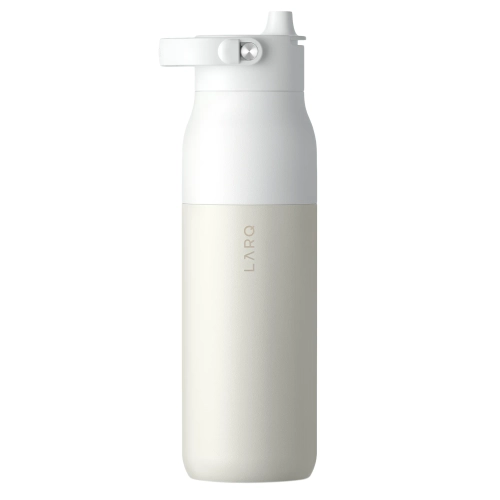 LARQ - Bottle PureVis 2 - Intelligens, Öntisztító Vízszűrő Palack, UV-C Fény - Granite White - 1L