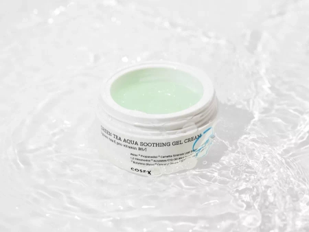 Cosrx - Hydrium Green Tea Aqua Soothing Gel Cream - Nyugtató Krém Zöld Tea Kivonattal - 50ml