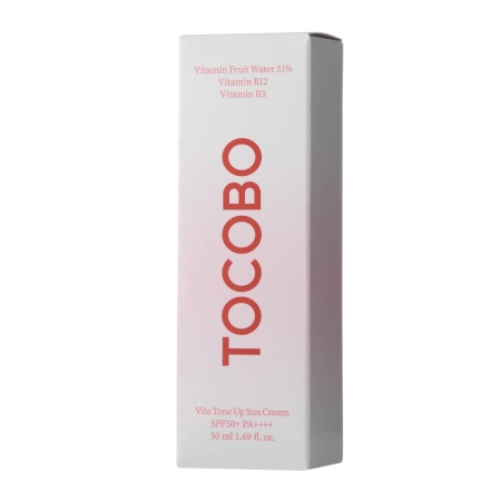 Tocobo - Vita Tone Up Sun Cream SPF50+ PA++++ - Bőrkiegyenlítő UV-szűrős Krém - 50ml