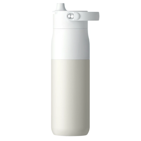 LARQ - Bottle PureVis 2 - Intelligens, Öntisztító Vízszűrő Palack, UV-C Fény - Granite White - 680ml