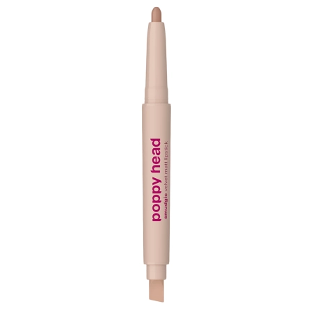 Poppy Head - Smudgic Velvet Matt Lipstick - Matt Ajakrúzs - 02 Spellbound Nude - 0,85g