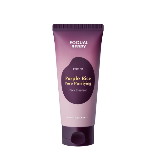 EQQUALBERRY - Purple Rice Pore Purifying Pack Cleanser - Arclemosó Paszta - 130g