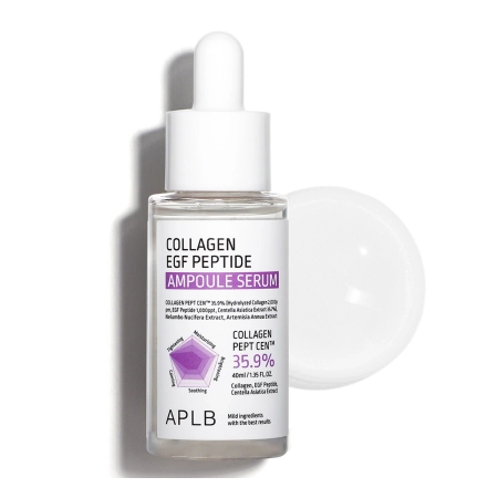 APLB - Collagen EGF Peptide Ampoule Serum - Hidratáló és Feszesítő Arcszérum - 40ml