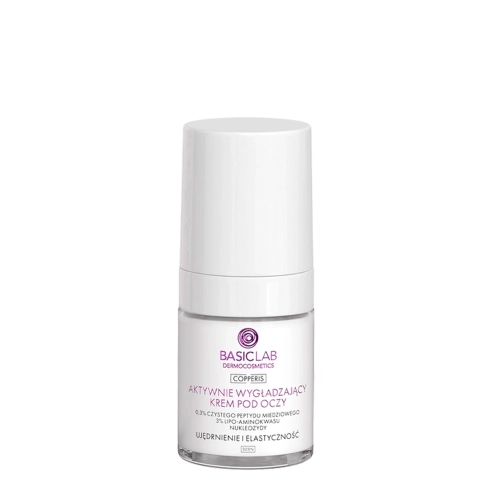 BasicLab - Copperis - Aktív Simító Nappali Szemkrém 0,3% Tiszta Réz Peptiddel - 18ml