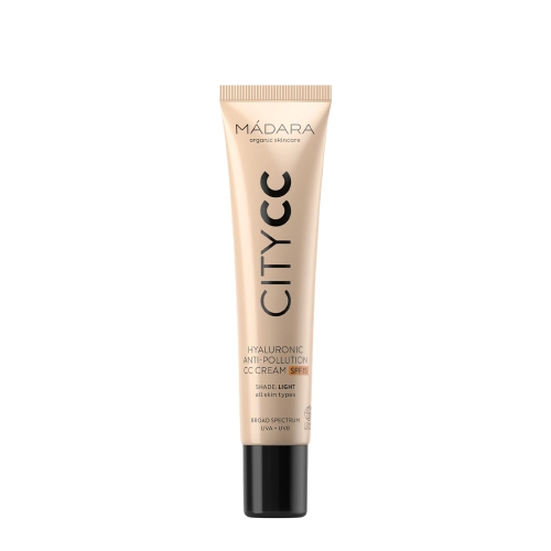 Madara - City CC CityCC Hyaluronic Anti-Pollution SPF15 - CC Krém UV-szűrővel - 01 Light Beige - 40ml