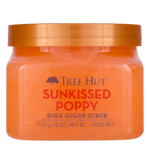 Tree Hut - Shea Sugar Scrub Sunkissed Poppy - Cukros Testradír - 510g