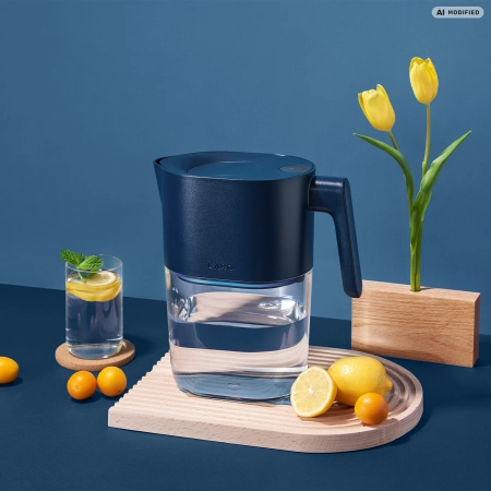 LARQ - Pitcher PureVis - Intelligens, Öntisztító Vízszűrő Kancsó - Monaco Blue - 1,9L