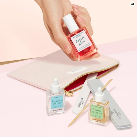 Manucurist - Soin - Glow Manicure Set - Manikűr Készlet - 15ml+15ml+15ml