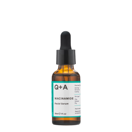 Q+A - Niacinamide Facial Serum - Kiegyensúlyozó Arcszérum Niacinamiddal - 30ml