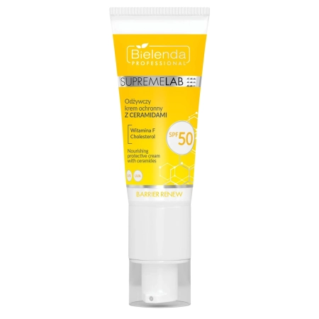 Bielenda Professional - Supremelab - Barrier Renew - Tápláló Hatású SPF 50 Krém Ceramidokkal - 40ml