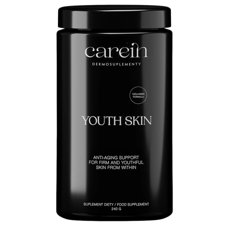 Carein - Youth Skin - Dermo Étrend-kiegészítő - Bőrfeszesség Támogatása és Fiatalos Megjelenés Megőrzése - 240g