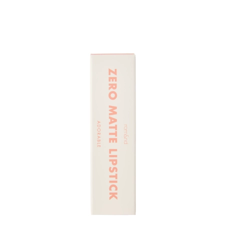 Rom&nd - Zero Matte Lipstick - Matt Ajakrúzs - 08 Adorable - 3g