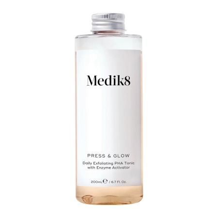 Medik8 - Press&Glow Refill - Tonik PHA Savval és Hámlasztó Enzimek Aktivátorával - 200ml - Refill