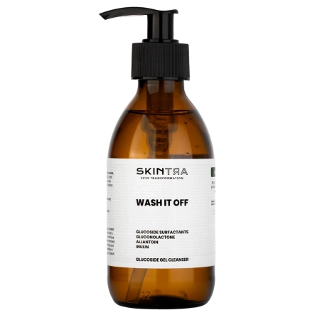 SkinTra - Wash It Off - Glükozid Arctisztító Gél - 200ml