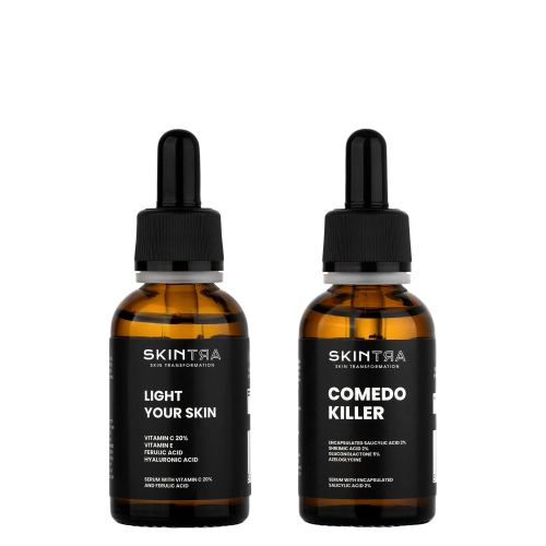 SkinTra - Clear & Bright Duo Készlet - 30 ml + 30 ml