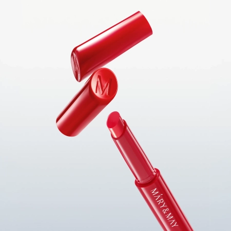 Mary&May - Blooming Glow Lip - Színező Ajakbalzsam - 04 Cool Red Tulip - 1,7g