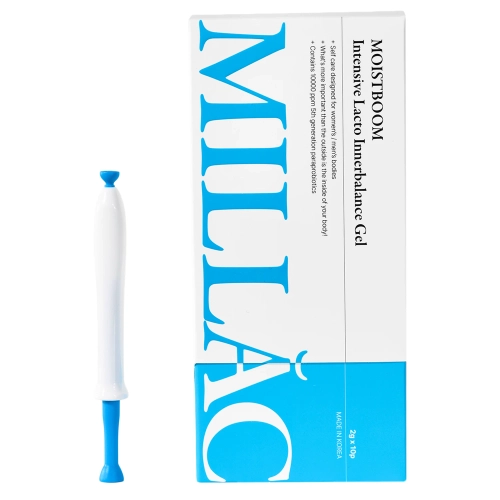 MILLAC - Moistboom Intensive Lacto Innerbalance Gel - Hidratáló és Kiegyensúlyozó Intim Higiéniai Gél - 10x2g