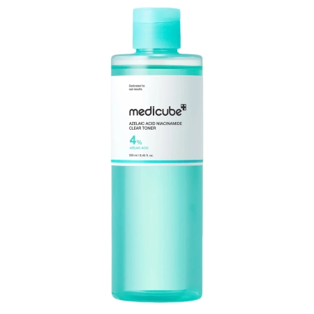 Medicube - Azelaic Acid Clear Toner - Tisztító és Világosító Hatású Tonik Azelainsavval - 250ml