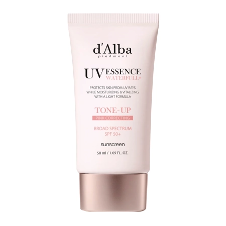 d'Alba - Waterfull Tone-Up Sun Cream SPF50+ PA++++ - Bőrkiegyenlítő Fényvédő Krém - 50ml