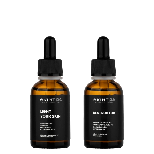 SkinTra - Vitamin C & Peel Duo - 30 ml + 30 ml