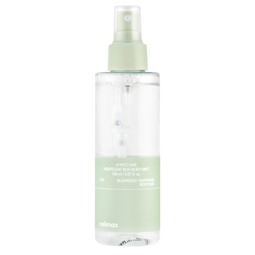 Celimax - Ji.Woo.Gae Heartleaf BHA Body Mist - Testtisztító Permet BHA-val - 150ml