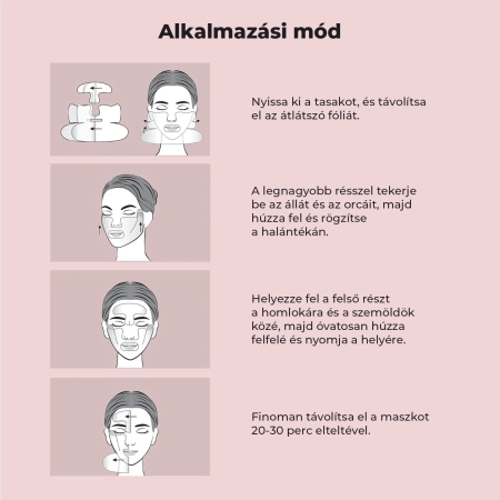 REVCELL - Vita Collagen Full Face Lifting Up Mask - Liftingelő Fátyolmaszk - 1db/19g