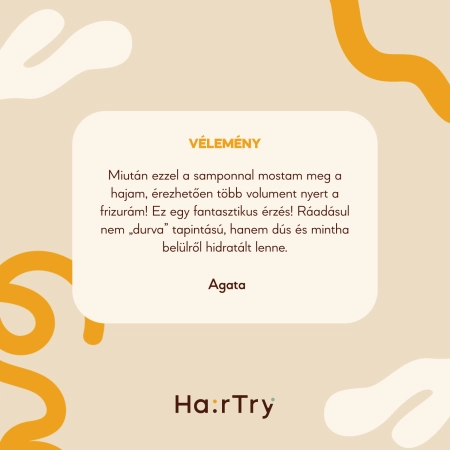 HairTry - Push Up - Volumennövelő és Rugalmasító Sampon - 500 ml