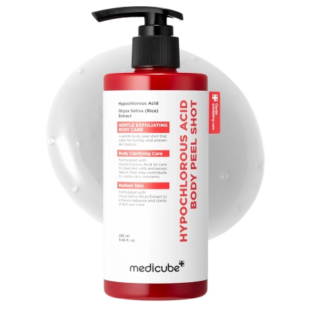 Medicube - Hypochlorous Acid Rice Body Peel Shot - Test Hámlasztó Alklórsavval - 280ml