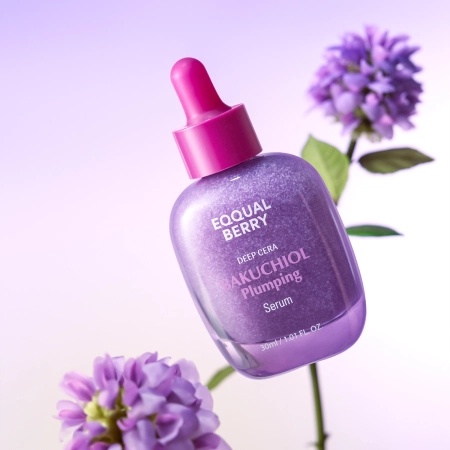 EQQUALBERRY - Bakuchiol Plumping Serum - Feszesítő és Hidratáló Szérum Bakuchiollal - 30ml