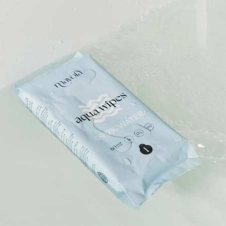 Mayola - Aqua Wipes Step 1 - Nedves Törlőkendő Zab Kivonattal - 60db