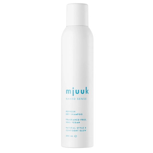 Mjuuk - Naked Sense Fragrance-free Refresh Dry Shampoo - Száraz Hajsampon - illatmentes - 250ml