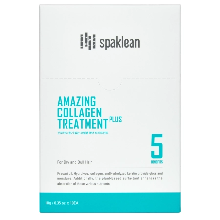 Spaklean - Amazing Collagen Treatment Plus - Regeneráló Hajkezelés Kollagénnel - 10x10ml
