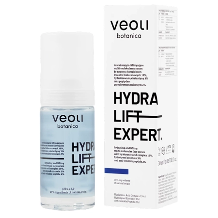 Veoli Botanica - HYDRA LIFT EXPERT - Hidratáló és Feszesítő Hatású Multi-Molekuláris Arcszérum - 30 ml