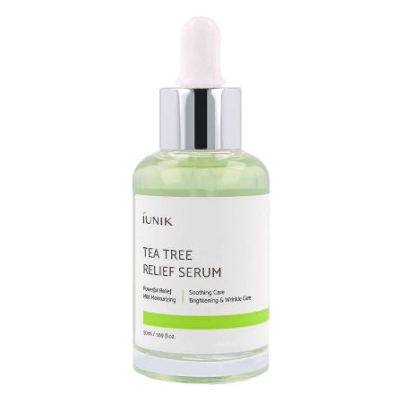  iUNIK - Tea Tree Relief Serum - Szérum Problémás Bőrre Teafa Vízzel - 50ml