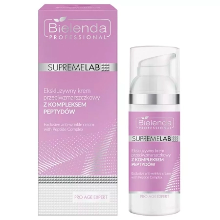 Bielenda Professional - Supremelab - Pro Age Expert - Exclusive Anti-Wrinkle Cream with Peptide Complex - Ránctalanító Krém Peptid Komplex-szel - 50ml
