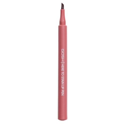 GOSH - Here To Stain Lip Pen - Hosszantartó Filces Szájkontúrceruza - 008 Ruby Stain - 1ml