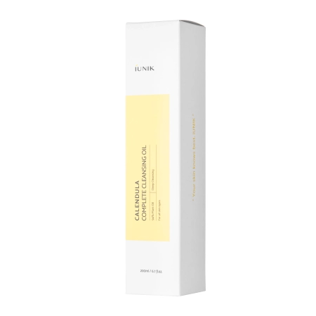 iUNIK - Calendula Complete Cleansing Oil -  Sminkeltávolító Olaj Körömvirág Kivonattal - 200ml