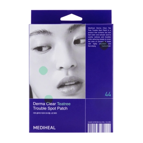 Mediheal - Derma Clear Teatree Trouble Spot Patch - Akne Elleni Tapaszok - 44db