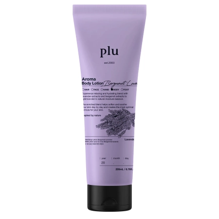 plu - Aroma Body Lotion - Testbalzsam - Bergamot Lavender - 200ml