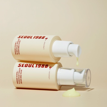 K-SECRET - SEOUL 1988 Serum : Retinal Liposome 2% + Black Ginseng - Feszesítő Szérum Retinallal - 30ml