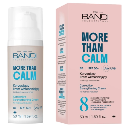 Bandi - More than Calm Kiegyenlítő, Bőrpír Elleni és Erősítő SPF 50+ Krém - 50ml